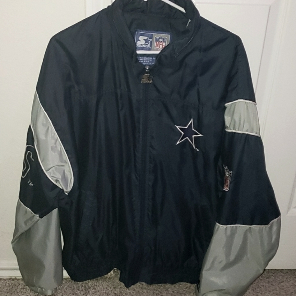 Dallas Cowboys Vintage Jacket, Starter NFL, Large